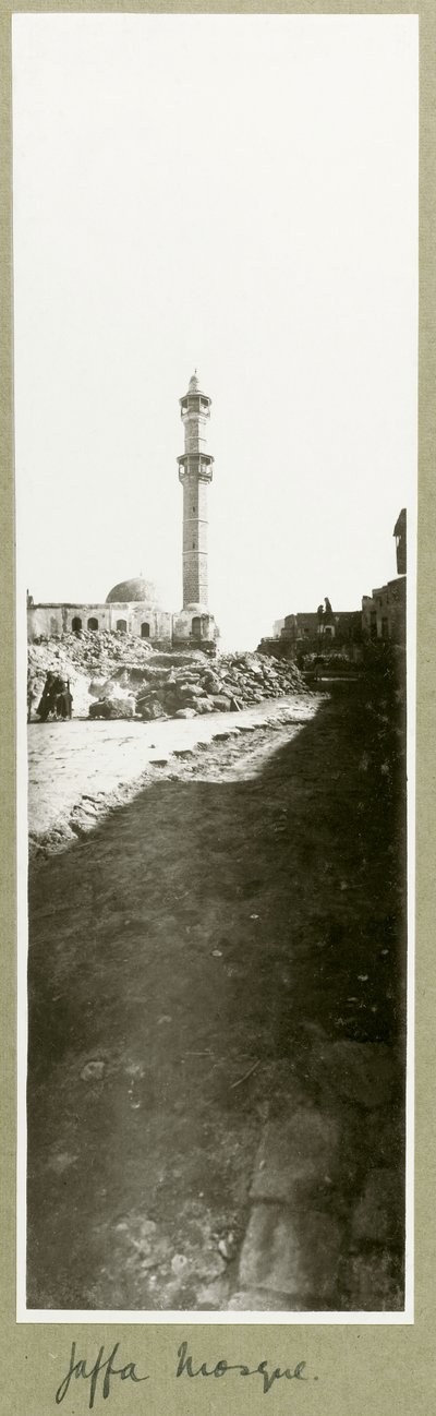 Jaffa Mosque, 1917 by Capt. Arthur Rhodes